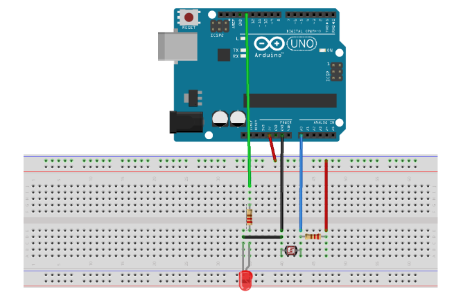 Arduino cơ bản 8: Cảm biến ánh sáng (Quang trở) cách chia điện áp trong môi trường Arduino